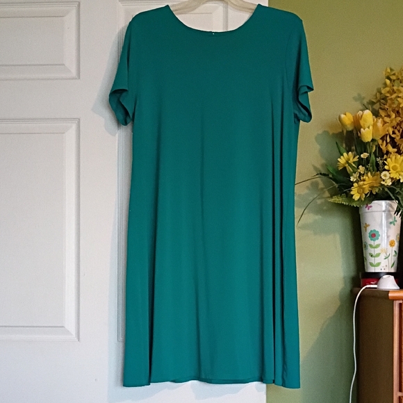 J. Jill Dresses & Skirts - J.jill Teal Short Sleeve Dress